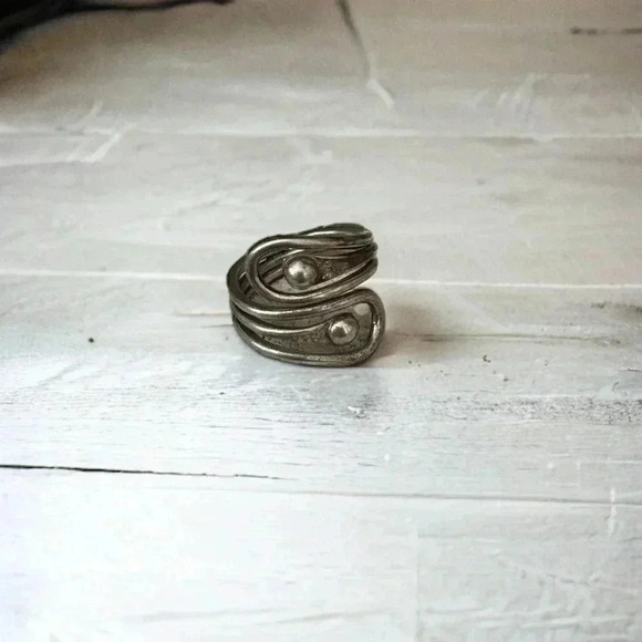 Vintage silver 925 chunky ring - Picture 1 of 7